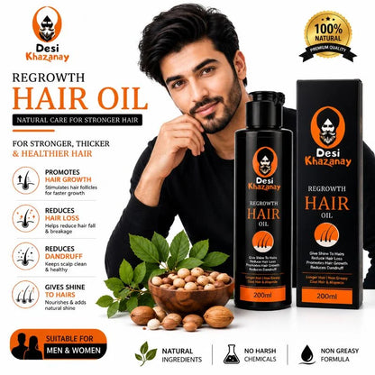 Desi Khazanay Regrowth Hair Oil