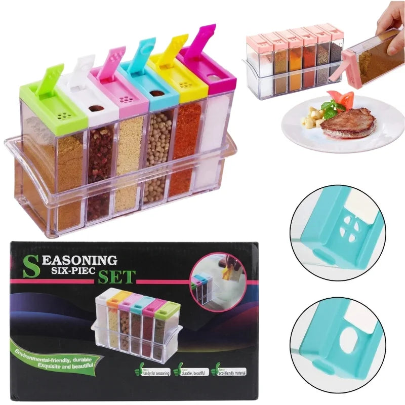 Spice Jars Dispenser Masala Rack