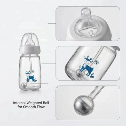 Hands-Free Baby Feeding Bottle