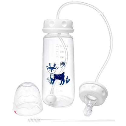 Hands-Free Baby Feeding Bottle