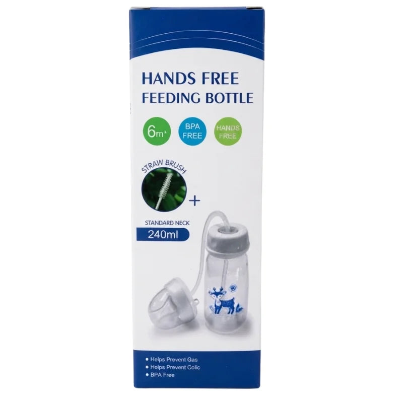 Hands-Free Baby Feeding Bottle