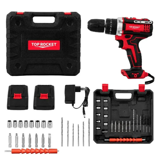 TOP ROCKET Cordless Rechargeable Drill Machine Kit ARDS