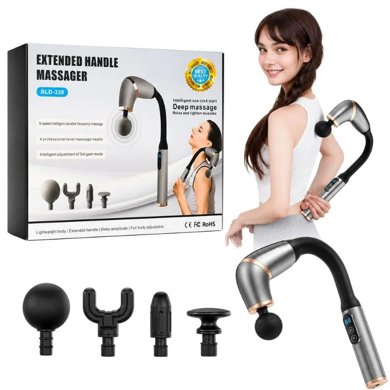 Long Handle Fascial Gun Massager YMDS