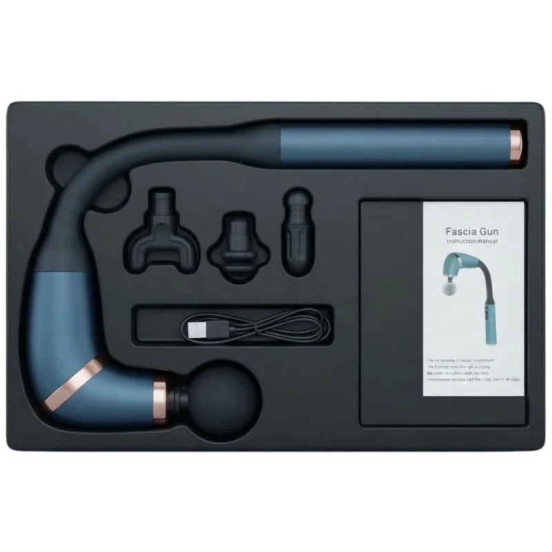 Long Handle Fascial Gun Massager YMDS