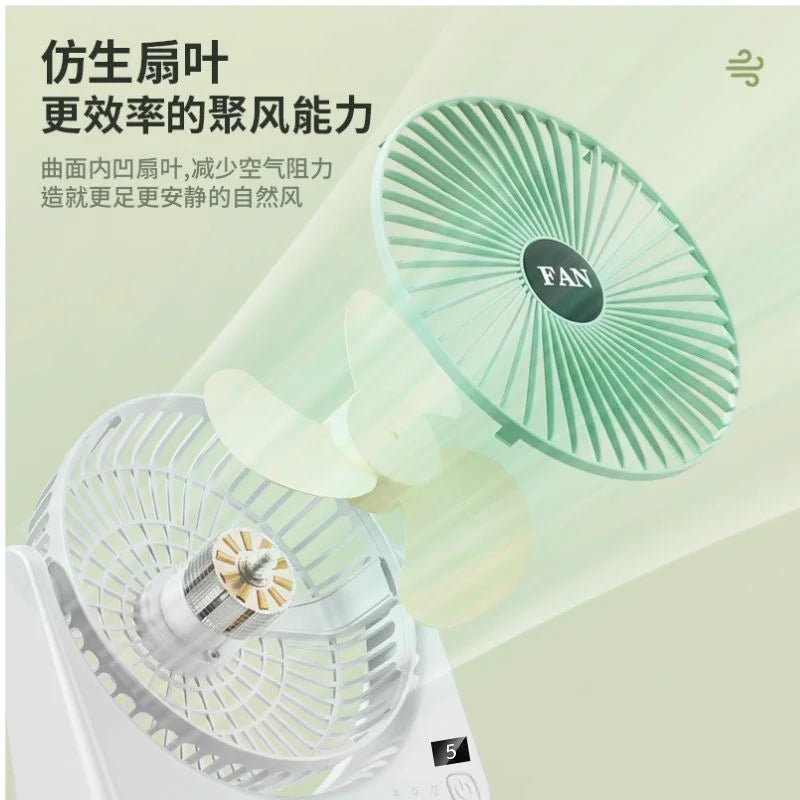 Circular Rechargeable Desktop Fan YMDS