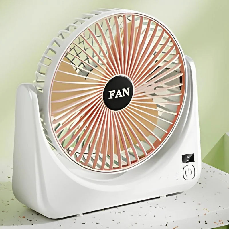 Circular Rechargeable Desktop Fan YMDS